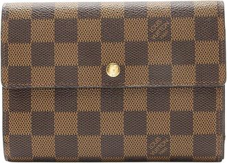 Louis Vuitton Vintage Damier Ebene Porte Tresor Etui Papiers Wallet (Authentic Pre-Loved)