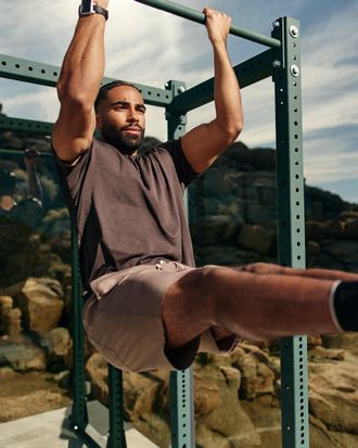 Vuori Clothing Short Sleeve Terrain T-Shirt - Relaxed Fit | River Rock | Medium