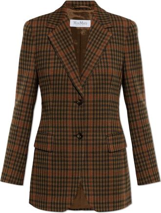 Max Mara Jassen, Dames, Bruin, XS, Wol, Galosce Blazer
