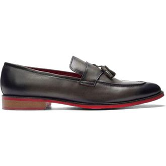 Carlos By Carlos Santana Encore Tassel Loafer in Grey Leather at Nordstrom, Size 11.5