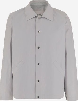 Jil Sander katoenen jas met logo