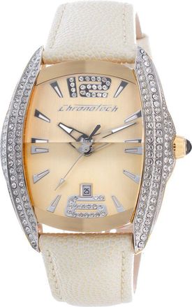 Chronotech Leather Womens Watch