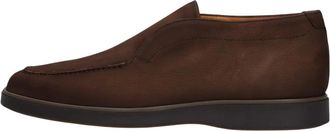 Magnanni Bruine Instappers voor Heren - Heren - Enkellaarsjes - Bruin - 42 EU - Wol - Schoenen
