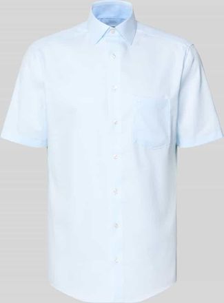 Olymp Regular Fit Business-Hemd mit Kentkragen in Hellblau, Gr&ouml;&szlig;e 39