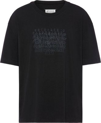 Maison Margiela Baumwoll-T-Shirt mit Maison Margiela-Logo