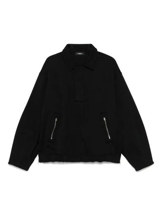 ⭐︎Songzio Homme レザージャケット 24 F/W SONGZIO HOMME 더스키 페인팅 후드 블랙 SG5TS505BK SIZE