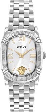 Versace Greca Couture Horloge - Dames - Horloges - Grijs - ONE Size - Accessoires