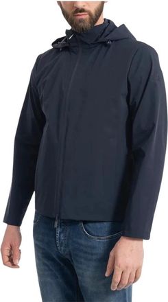 H&egrave;SKIMO Giubbotto con cappuccio staccabile - Heren - Zomerjassen - Blauw - M - Polyester - Jassen