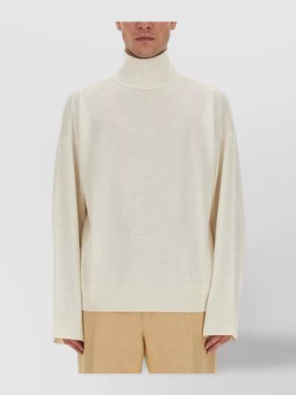 Bottega Veneta double-breasted turtleneck knit top