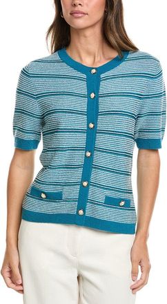 St. John Wool-Blend Cardigan