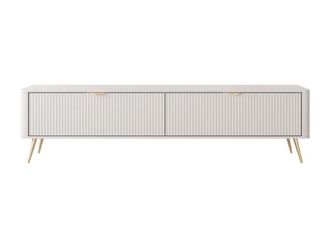 Pascal Morabito Mueble bajo de TV efecto madera beige