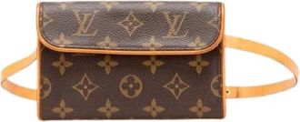 Louis Vuitton Pre-owned Belt Bags, female, Brown, Size: ONE SIZE Pre-owned Leather Belt Bag