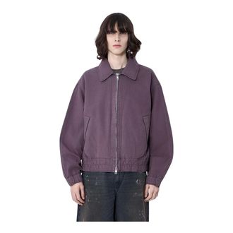 Our Legacy Bomber Jackets, male, Purple, Size: 2XL Command Jacket
