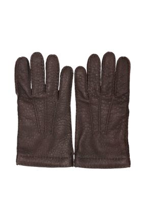 Restelli Peccary Cashmere-Lined Gloves