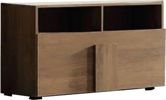 Dmora Zapatero Indang, Zapatero, Armario De Entrada Multiusos, Zapatero, Made In Italy, 91x35 H57 Cm, Roble - Dmora