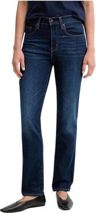 Levi's 724 High Rise Straight - Jeans - Mujer - Azul - W32 L32