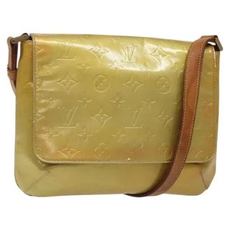 Louis Vuitton Tweedehands leren Louis Vuitton tassen - Dames - Pre-owned - Geel - Maat: ONE Size Leer