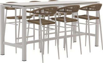 Manifesto Furniture Manifesto Belpasso/Trecenta 225cm barset 7-delig stapelbaar