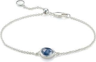 Monica Vinader Siren Semiprecious Stone Bracelet in Silver/Kyanite at Nordstrom Rack
