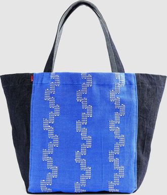 Levi's X Mercado Global Blanca Tote - Donna - One Size - Blu / Beached Rinse