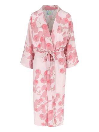 Bernadette floral-print dress - women - Silk/Polyester - 36 - Pink