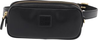 Miu Miu Arcadie Camera Leather Black Leather Handbag (Pre-Owned)