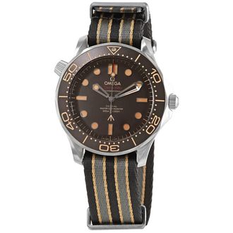 Omega Seamaster Diver 007 Edition Automatic Chronometer Brown Dial Mens Watch 210.92.42.20.01.001