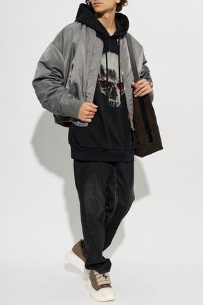 44 Label Group Hoodie, Mens, Black