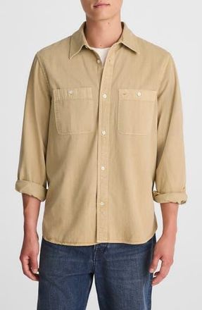 Madewell Cotton Button-Up Work Shirt in Distressed Rope at Nordstrom Rack, Size Xx-Large
