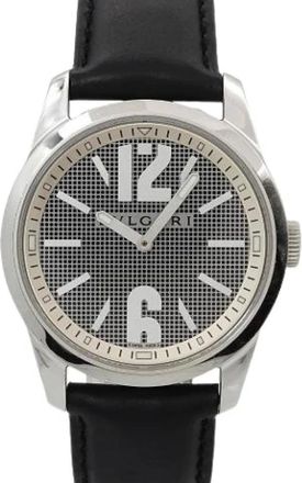 Bulgari Pre-owned Watches, male, Black, Size: ONE SIZE Pre-owned St37S Wristwatch