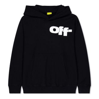 Off-white Boys Off White Logo Hooded Sweatshirt Juniors in Blk/Wht 1001 - Black - Size 8Y