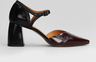 Chie Mihara Abanon Pumps In Bordeaux Leather