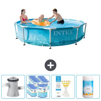 Intex Piscina Con Estructura Redonda - 305x76 Cm - 5-piezas Scb85