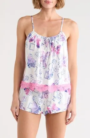 In Bloom by Jonquil Summer Cami & Short Pajamas in Ivory at Nordstrom Rack, Size X-Large