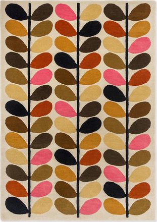 Orla Kiely Designer Teppich Giant Multi Autumn - handgetuftet, aus 100% reiner Schurwolle