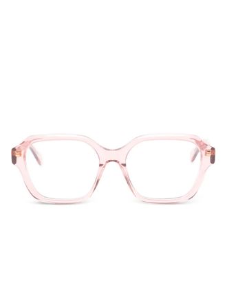 Chlo&eacute; geometric frame glasses - Pink