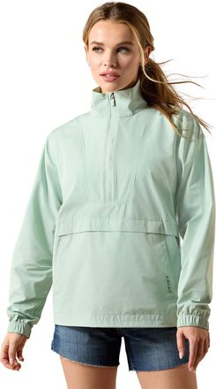 Ariat Womens Whisper Pullover Jacket Long Sleeve in Silt Green, Size 2X-Large, by Ariat