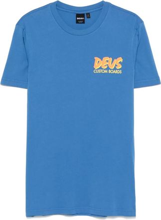 Deus Gonz T-shirt - men - Organic Cotton - M - Blue