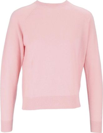 MC2 Saint Barth Delphine Cashmere 21 - Dames - Ronde hals truien - Roze - S - Kasjmier - Truien & Vesten