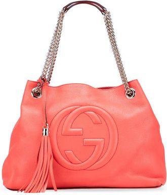 Gucci Pre-owned Gucci Medium Leather Soho Chain Tote Ladies 308982 204991