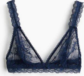 H&M Soft-BH aus Spitze - Dunkelblau