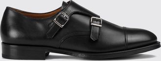 Doucal's Scarpa Monk Strap in pelle di vitello liscia con doppia fibbia