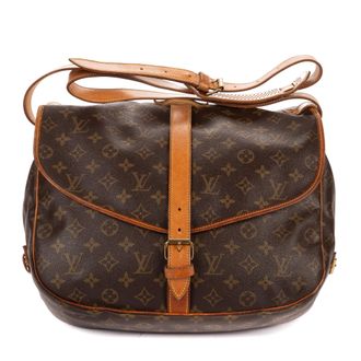 Louis Vuitton Pre-owned Womens Saumur GM Crossbody - Brown - One Size