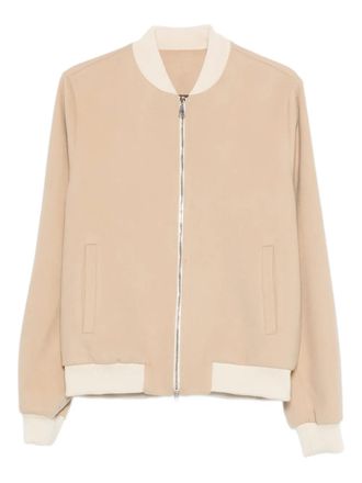 Costumein Bret bomber jacket - men - Wool/Virgin Wool - 50 - Neutrals