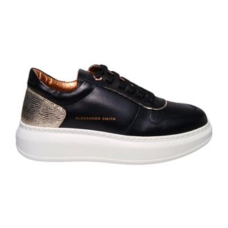 Alexander Smith Sneakers, male, Black, Size: 5 US Leather Sneaker