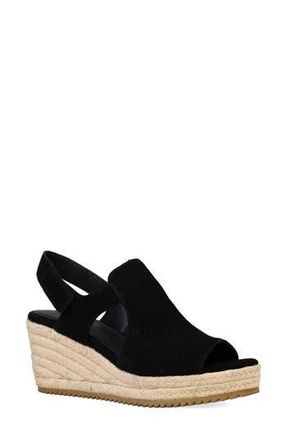 Eileen Fisher Wilda Espadrille Wedge Sandal in Black at Nordstrom Rack, Size 9