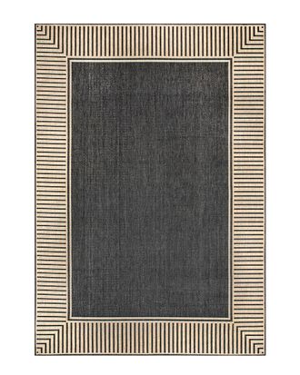 nuLOOM Evie BorderFlatweave Indoor/Outdoor Rug