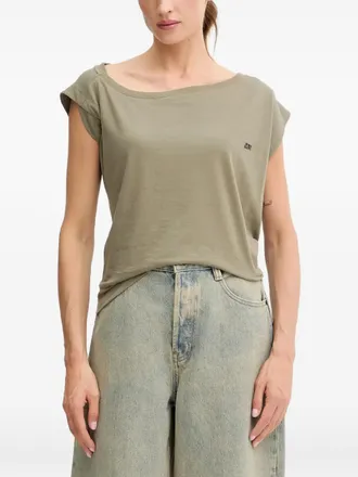 Miss Sixty shoulder pad crew neck T-shirt - Groen