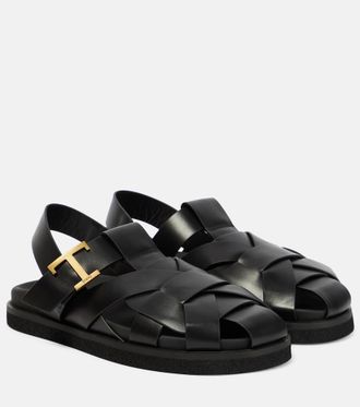Tod's T Timeless leather sandals