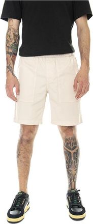 Elvine Bermuda - Heren - Korte Broeken - Beige - W32 - Katoen - Korte Broeken